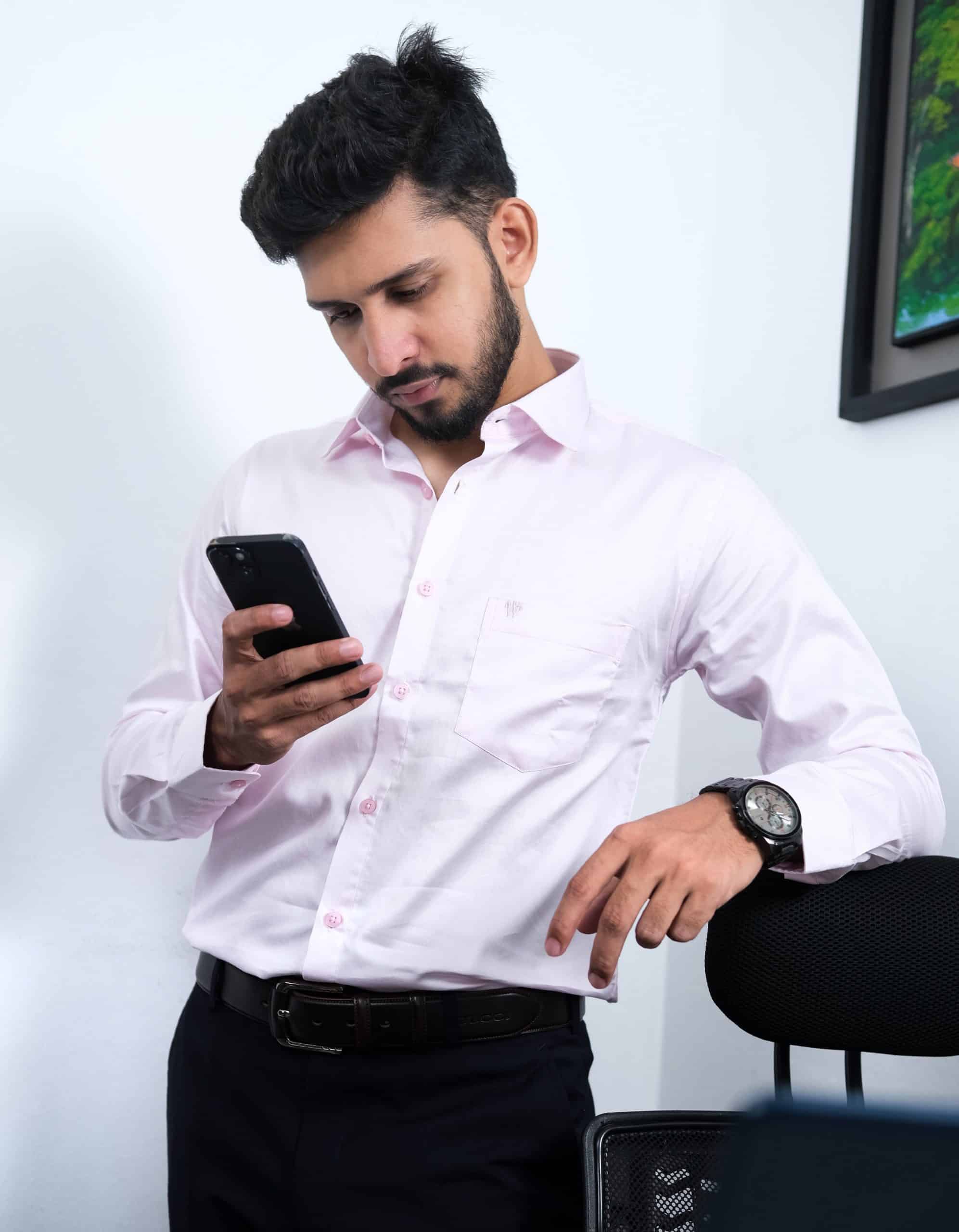 BabyPink Formal Shirt