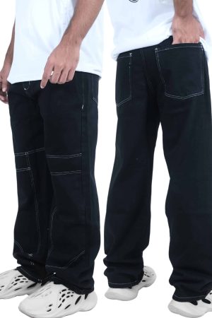 Stitch Black Baggy