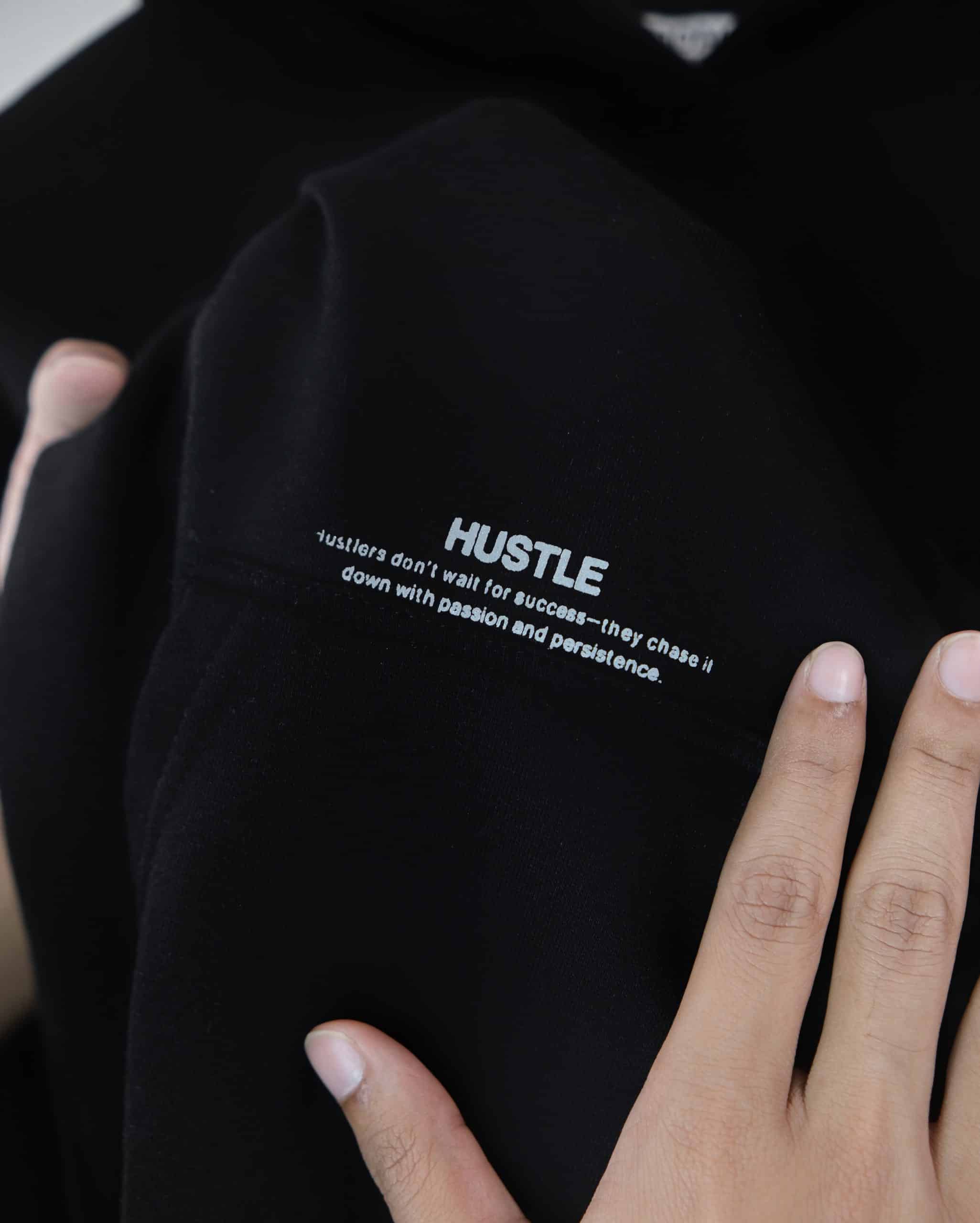 Thumbhole Hoodie(Black) - Image 7