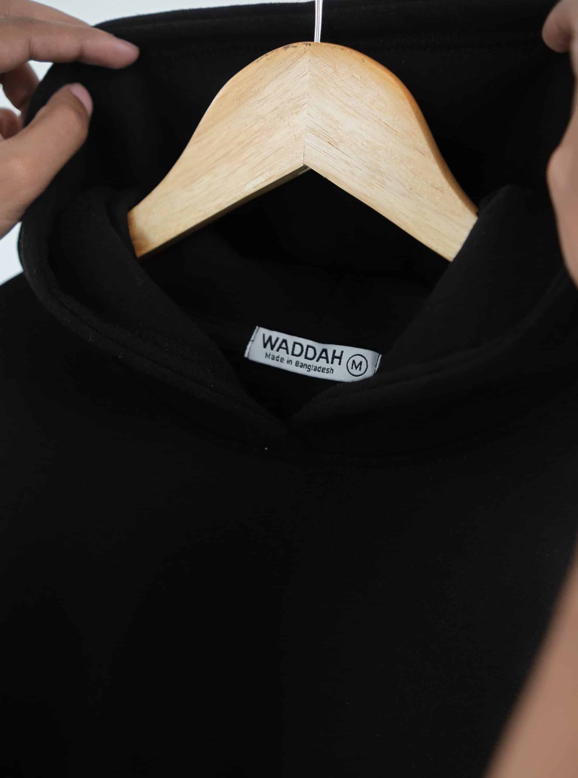 Thumbhole Hoodie(Black) - Image 4