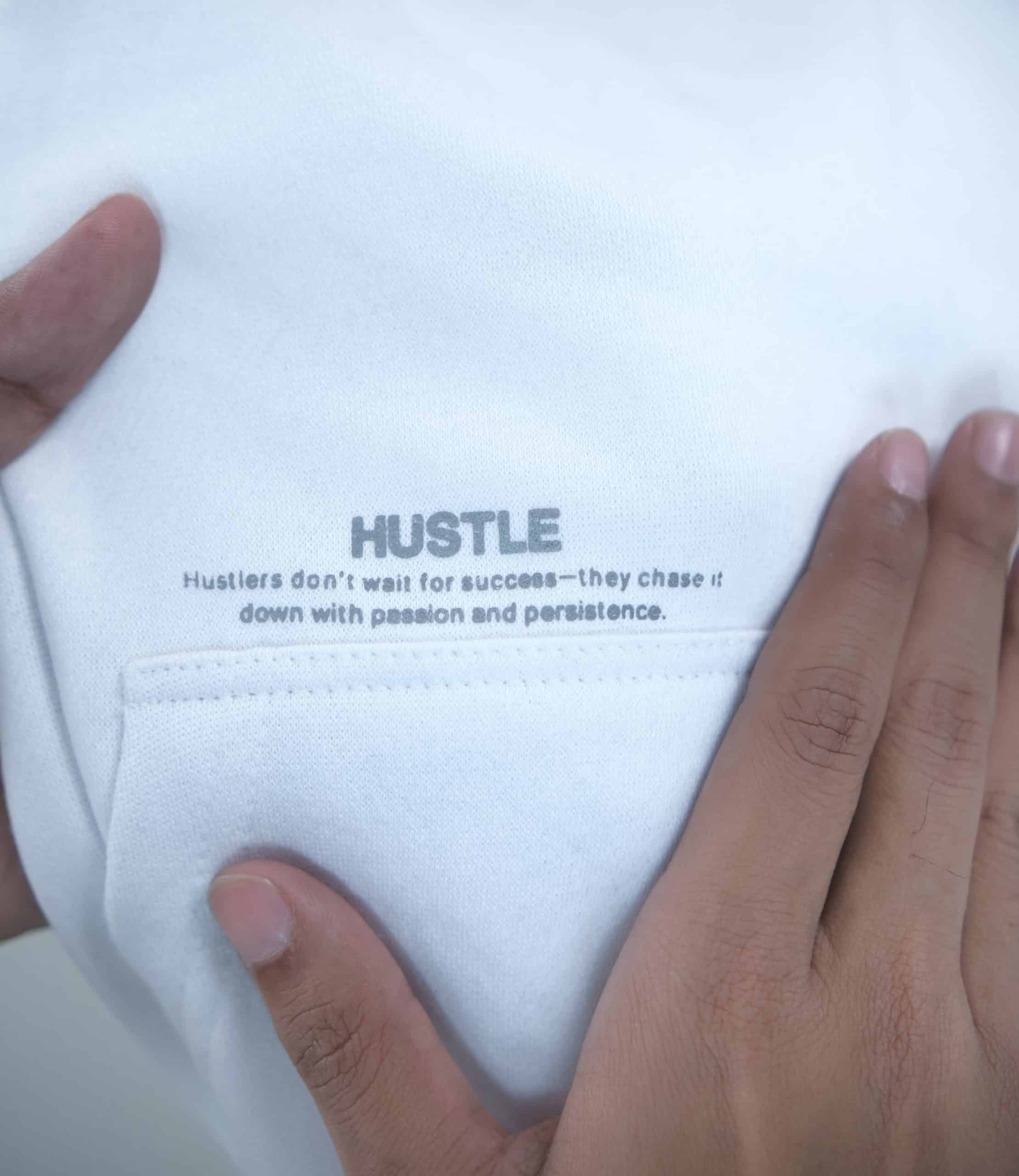 Thumbhole Hoodie(White) - Image 6