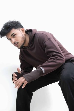 Thumbhole Hoodie(Chocolate)