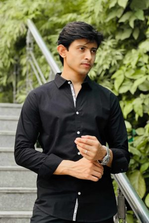 Oxford Shirt-Black