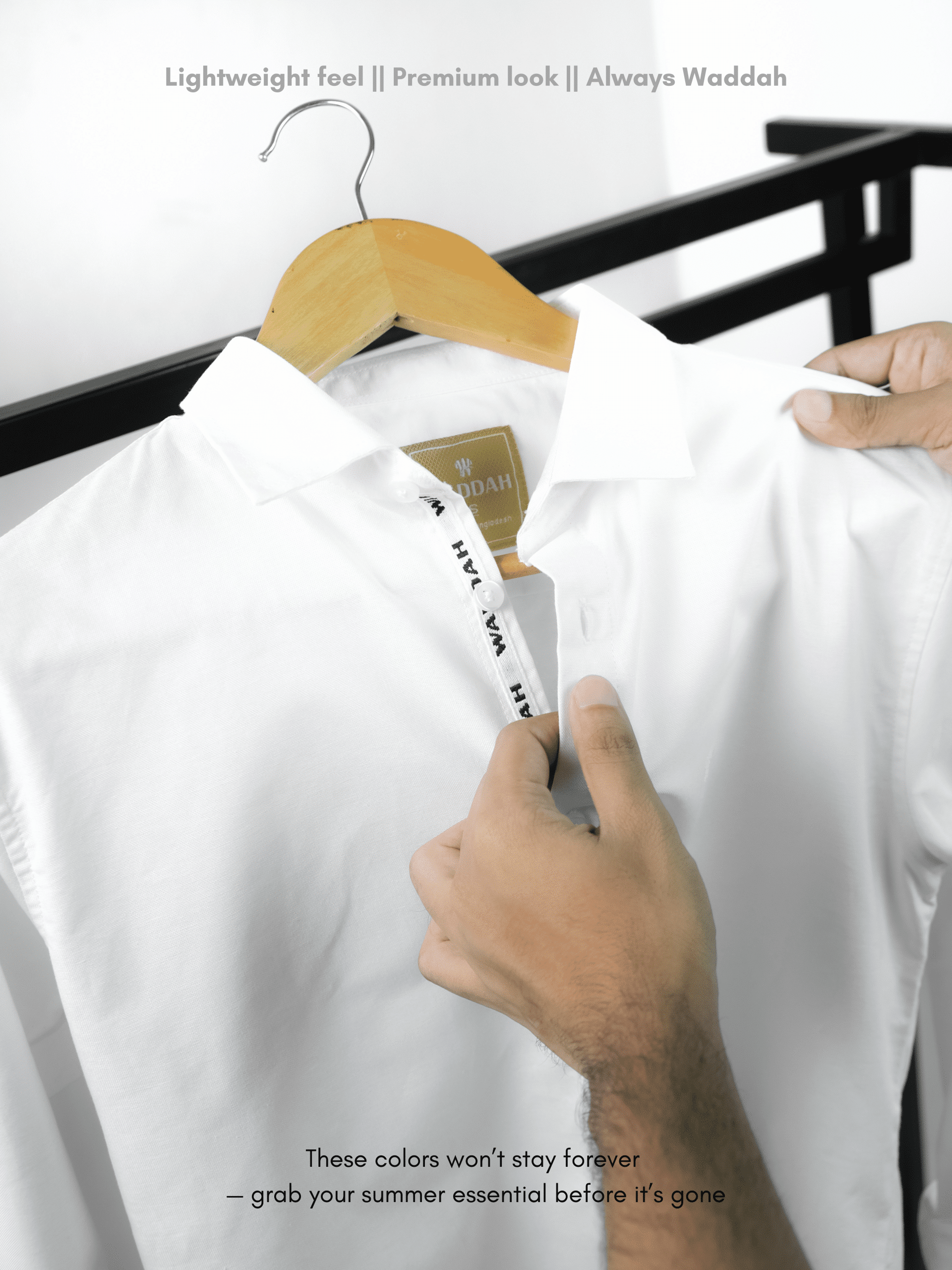 Oxford Shirt-White - Image 5