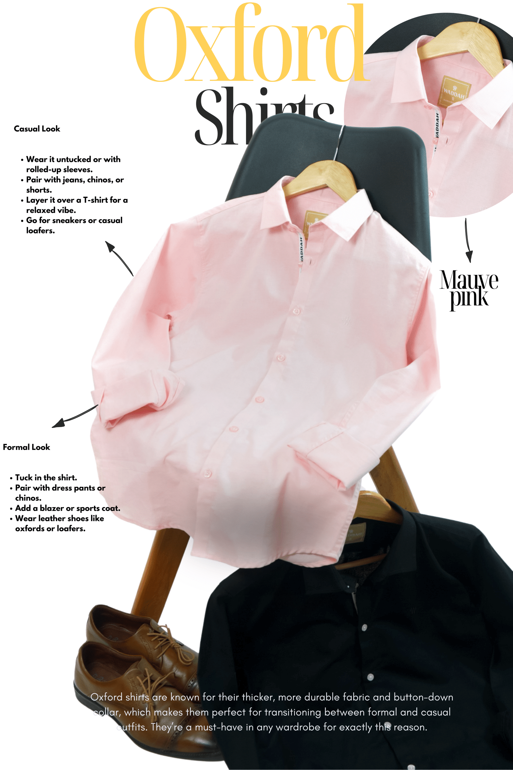 Oxford Shirt-Peach - Image 7