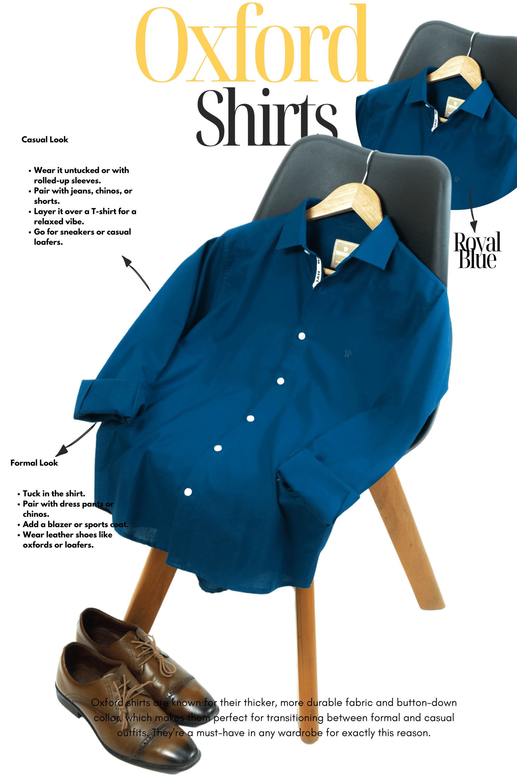 Oxford Shirt-Teal - Image 5