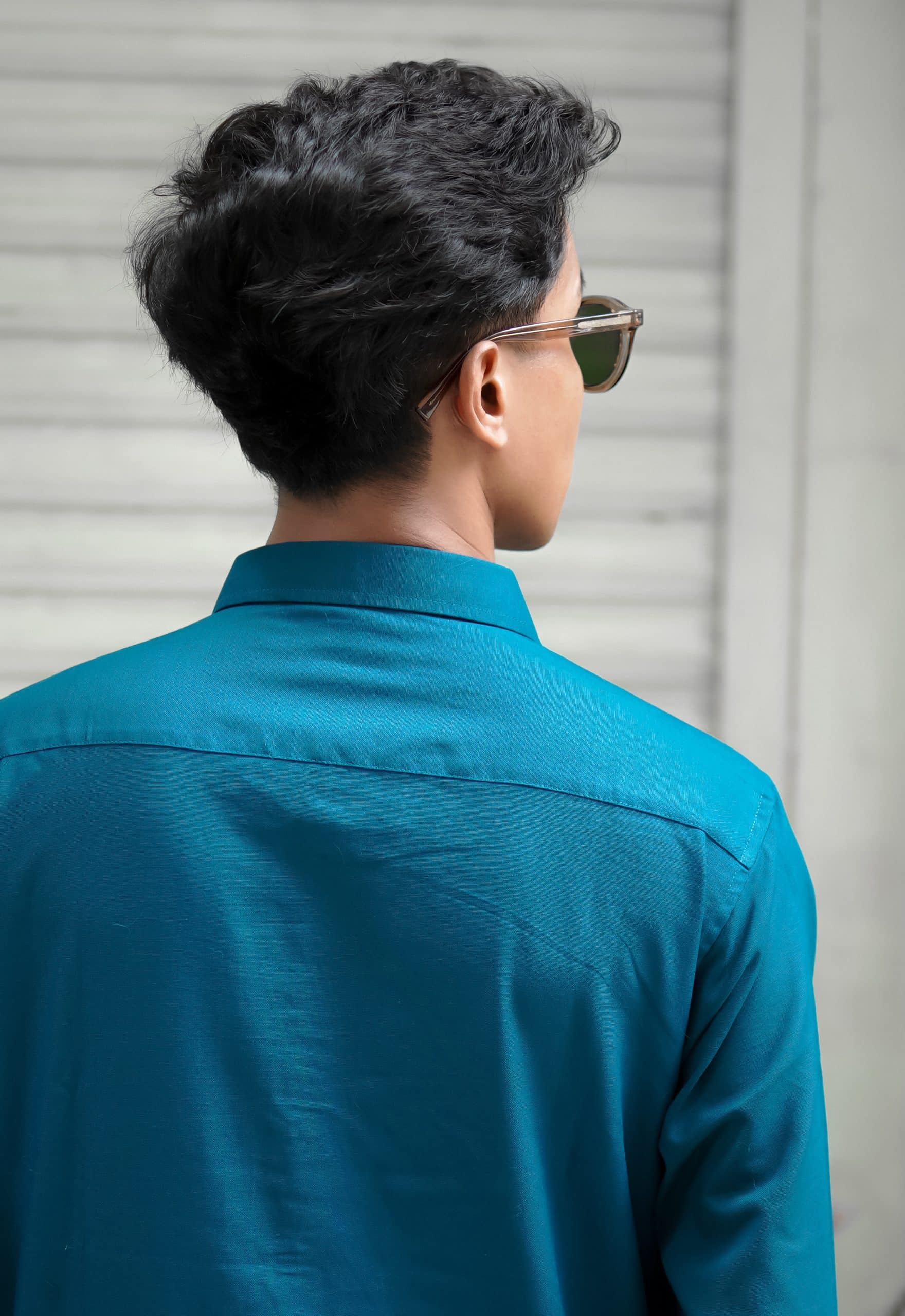 Oxford Shirt-Teal - Image 3