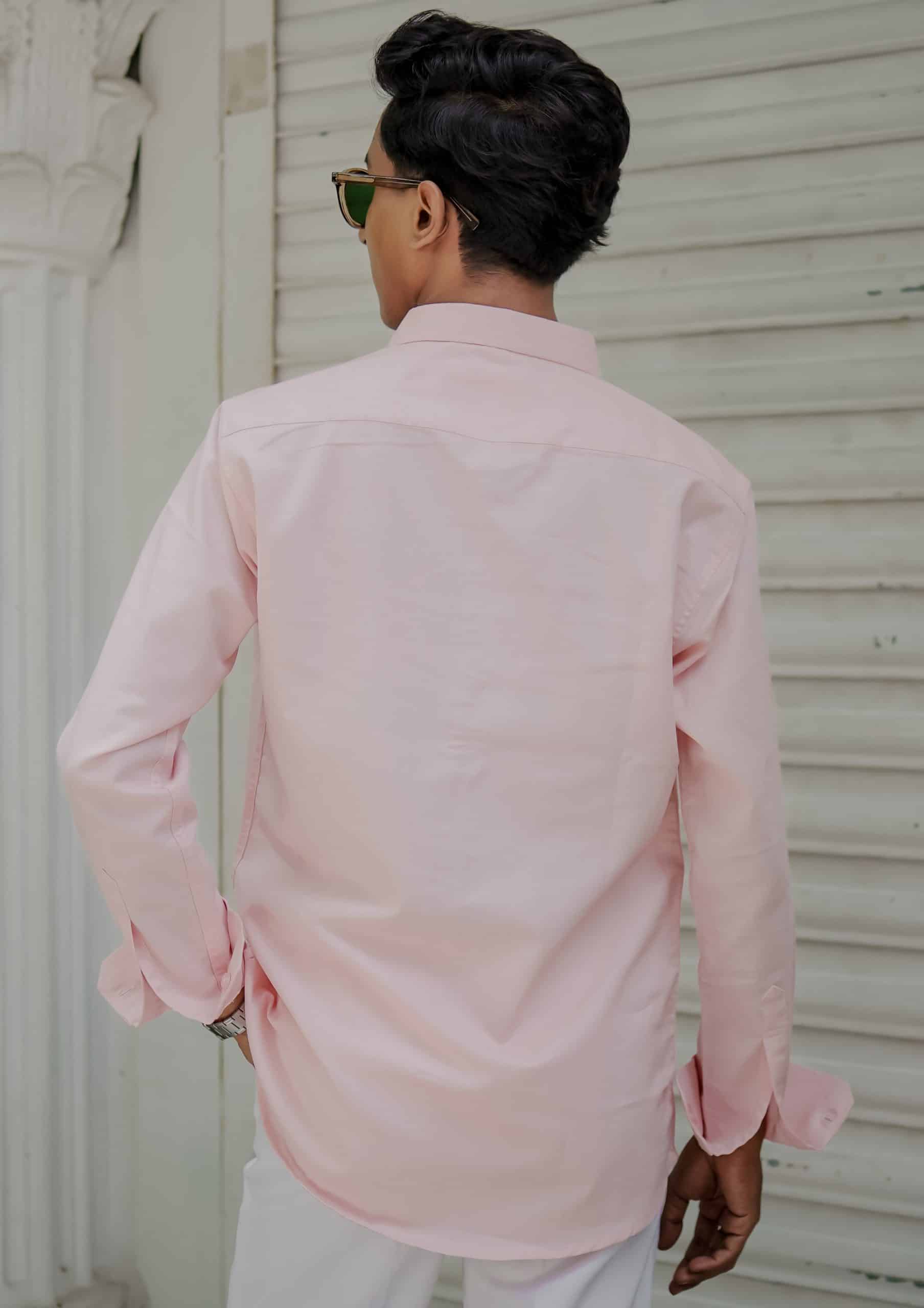 Oxford Shirt-Peach - Image 4