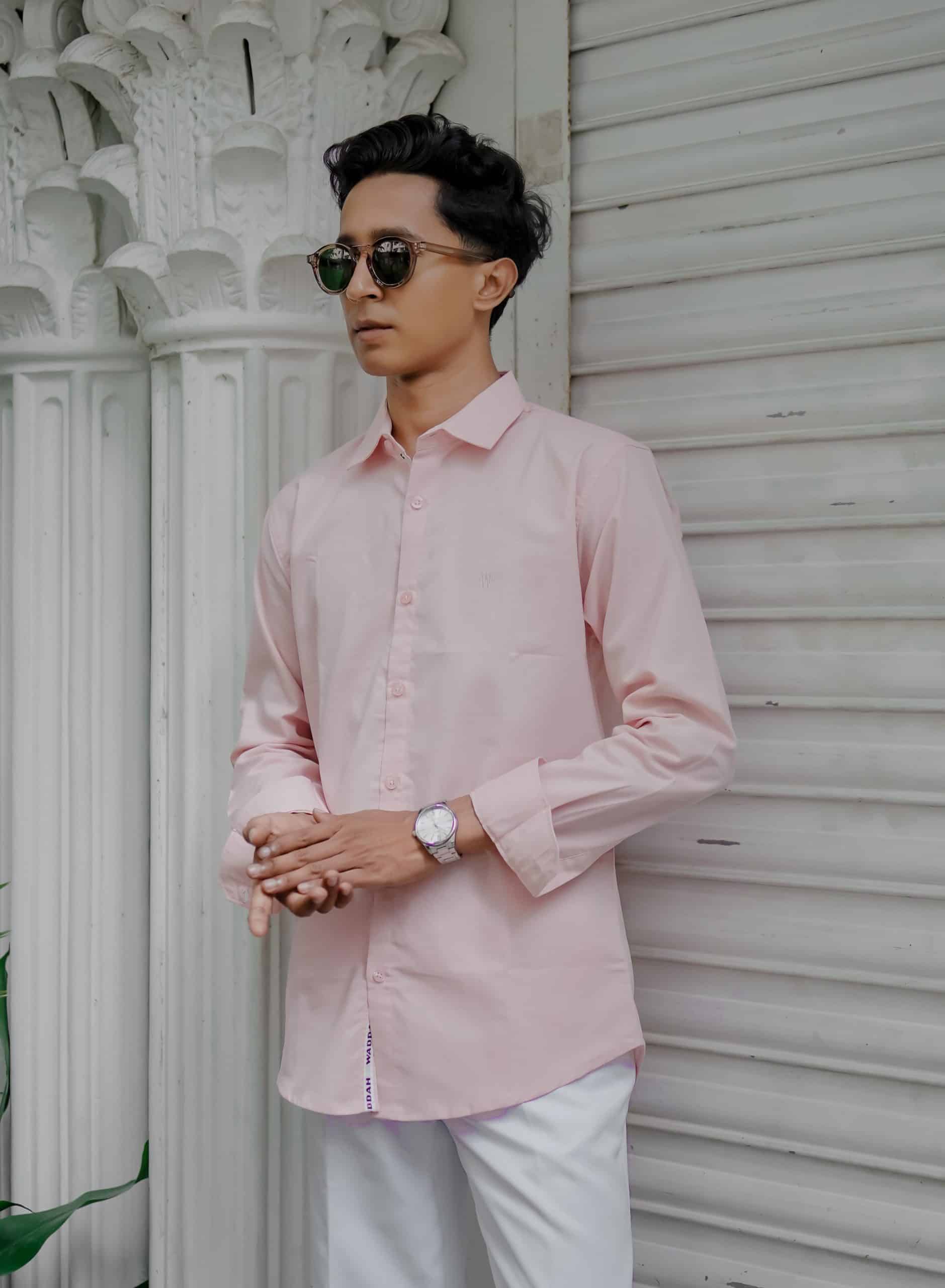 Oxford Shirt-Peach - Image 5