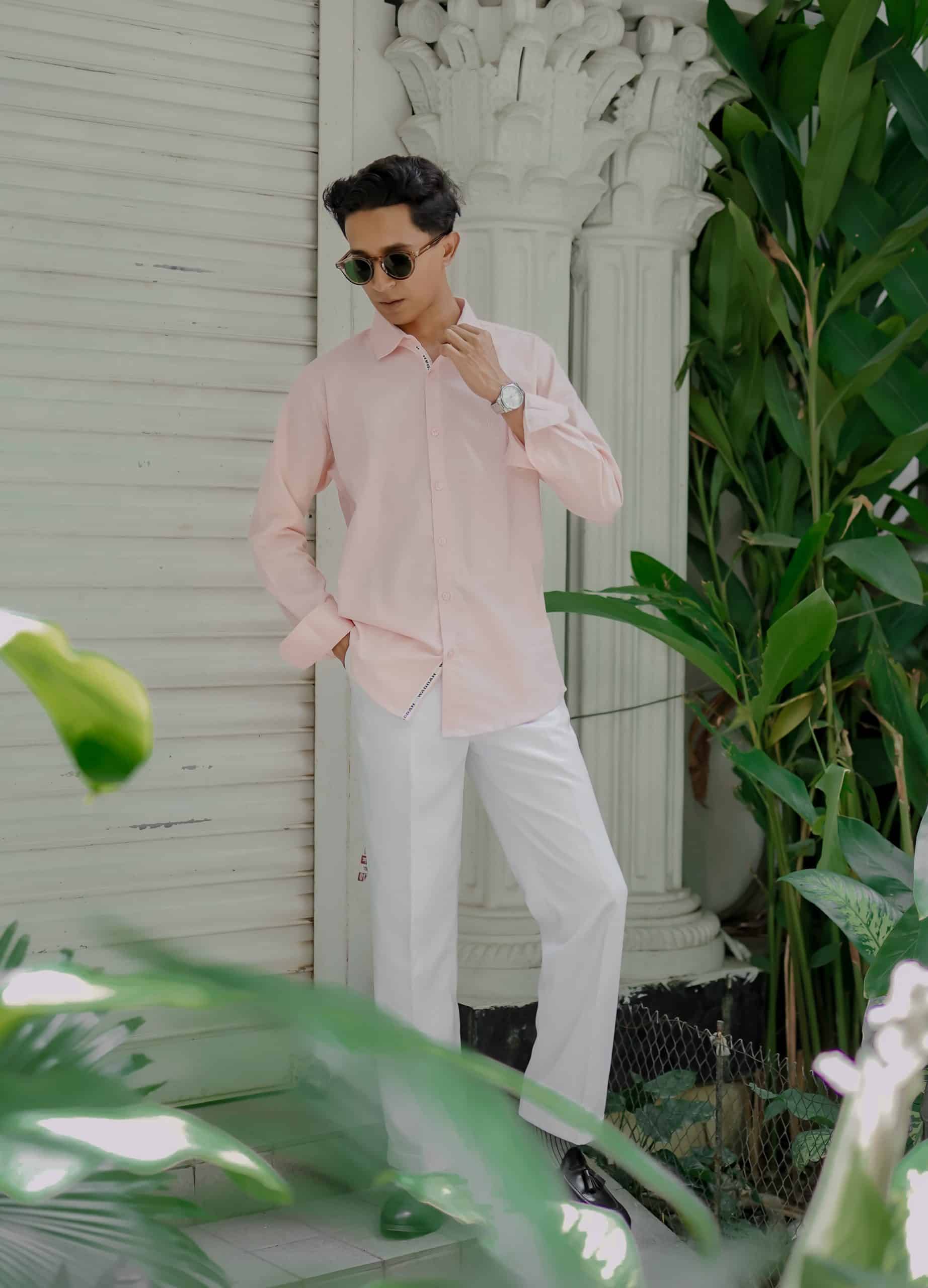 Oxford Shirt-Peach - Image 6