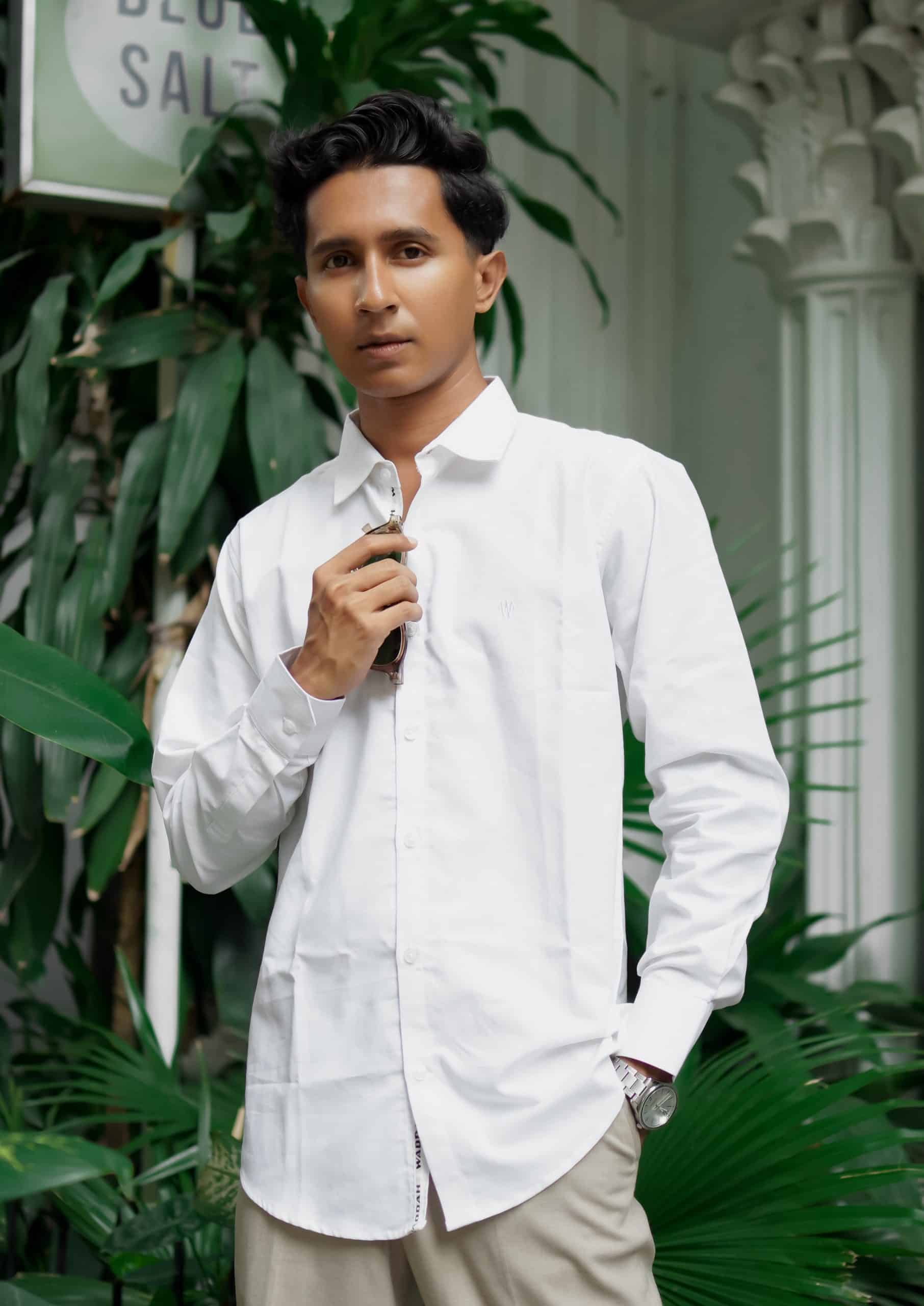 Oxford Shirt-White