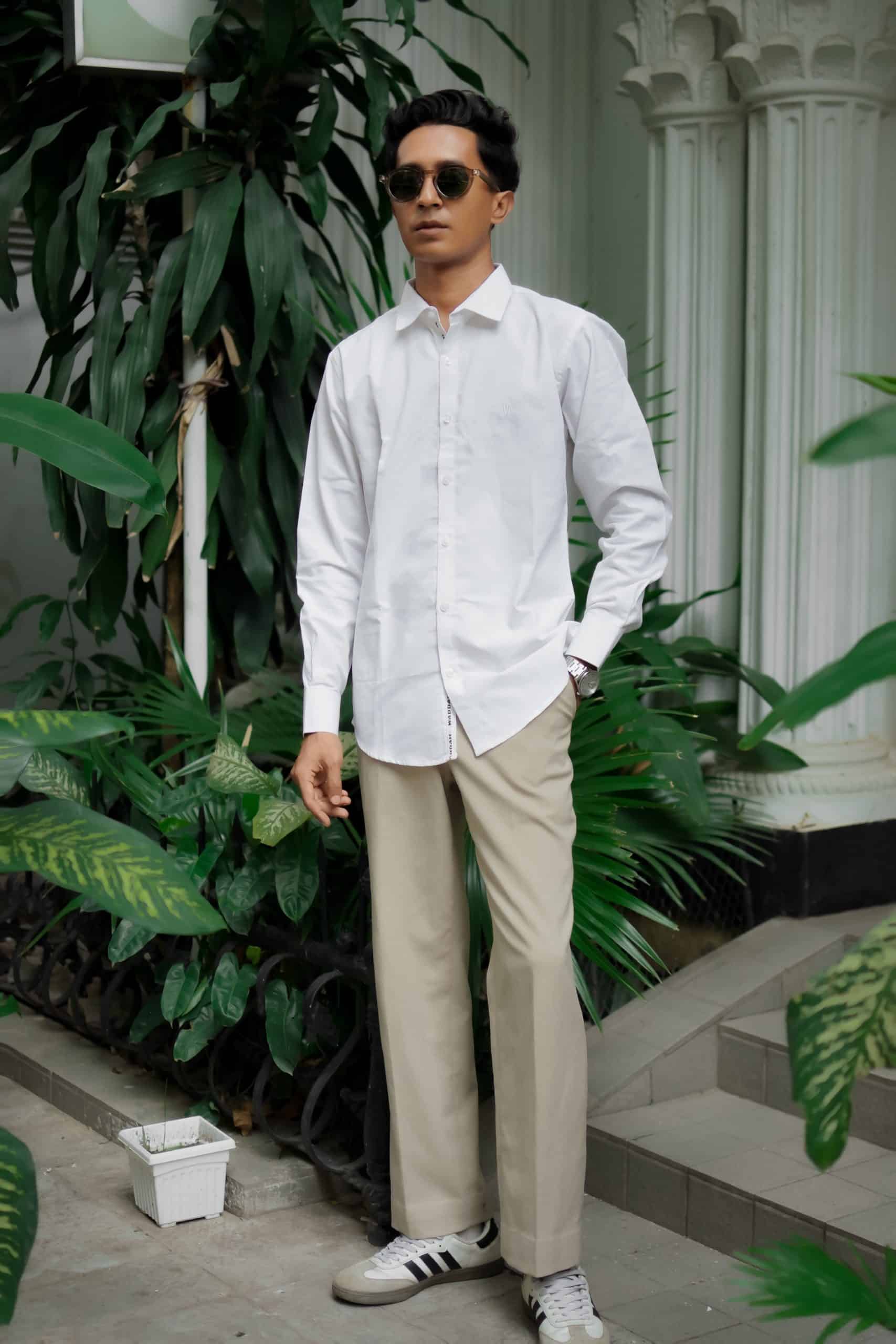 Oxford Shirt-White - Image 6