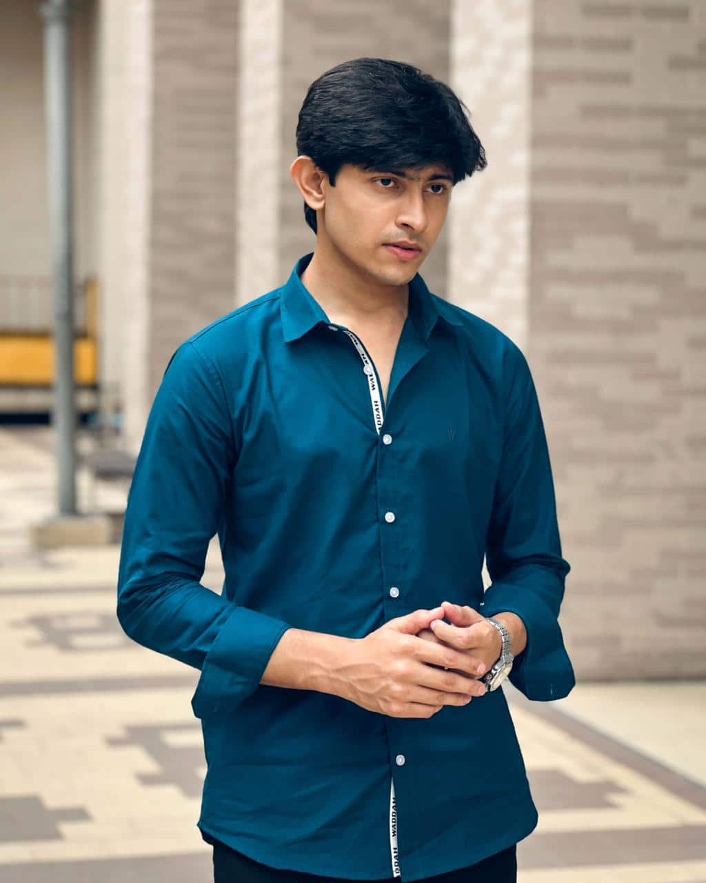 Oxford Shirt-Teal - Image 4