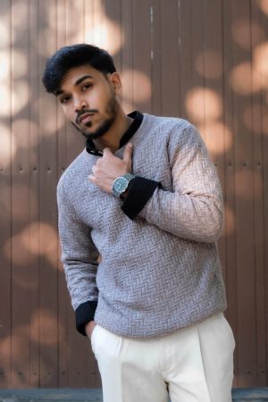 Knit Sweater (Grey)