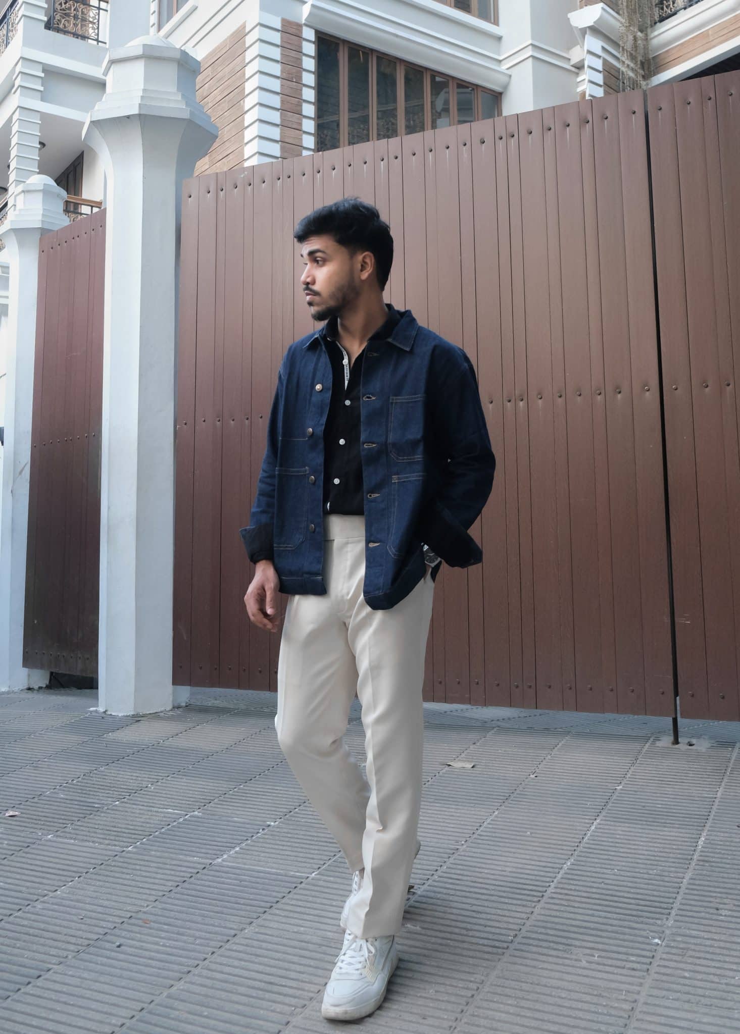 The Structured Indigo Shacket - Image 3