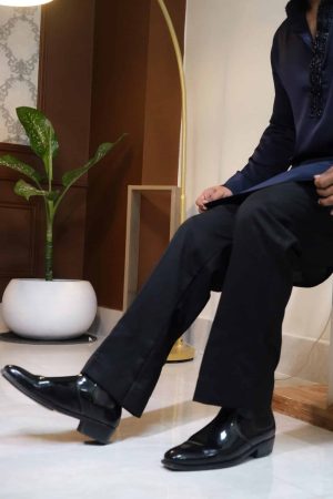 Flared Bootcut Pajama (BLACK)