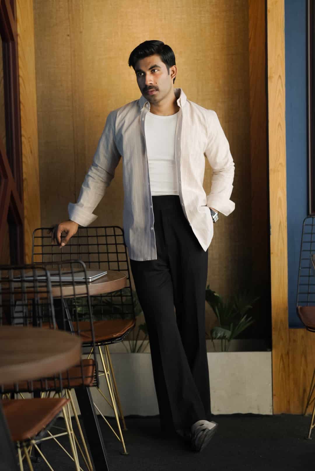Sand Stripe Shirt - Image 3