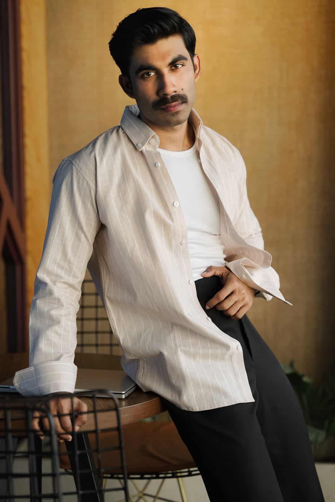 Sand Stripe Shirt - Image 2