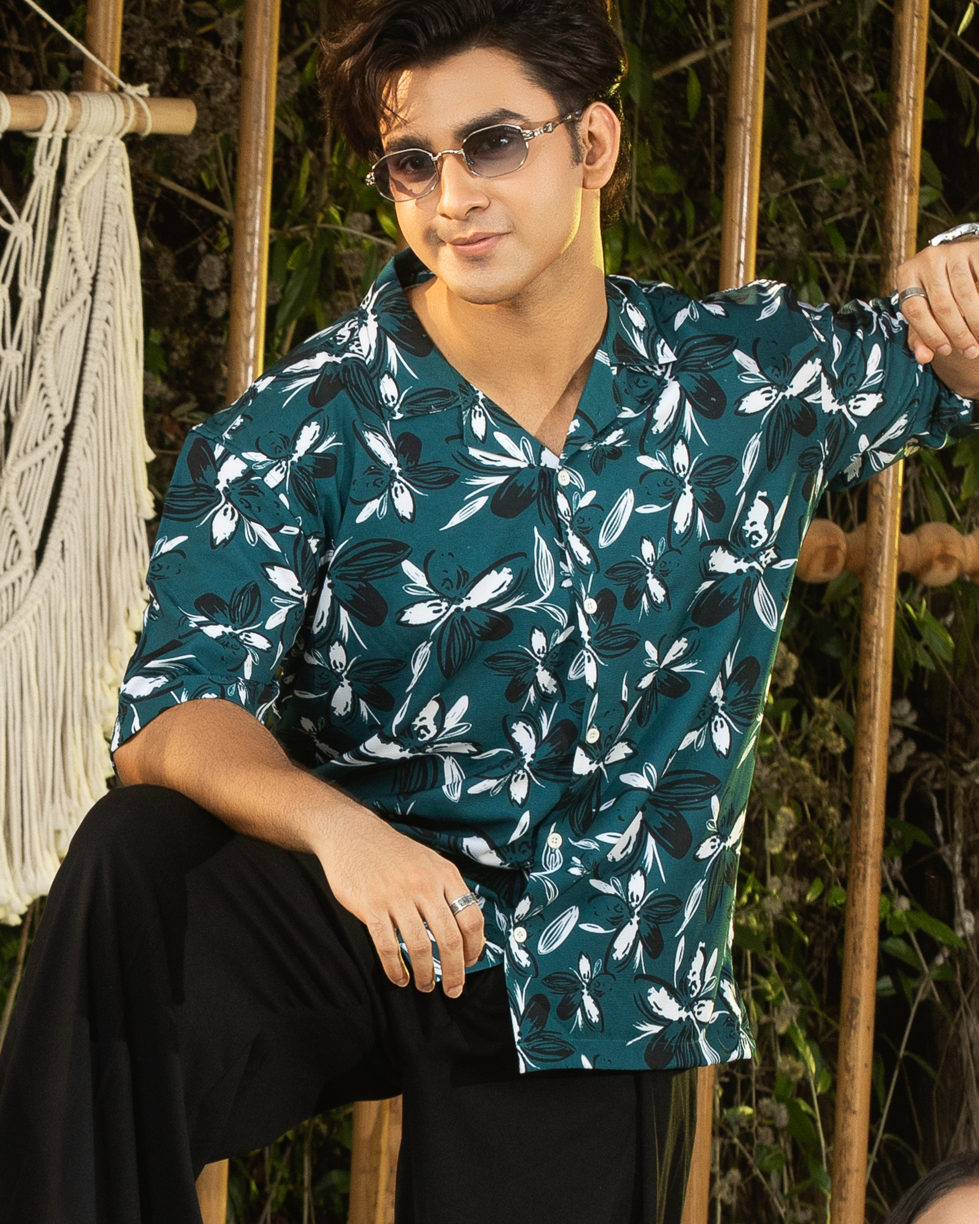 Teal Oasis Resort Shirt - Image 4