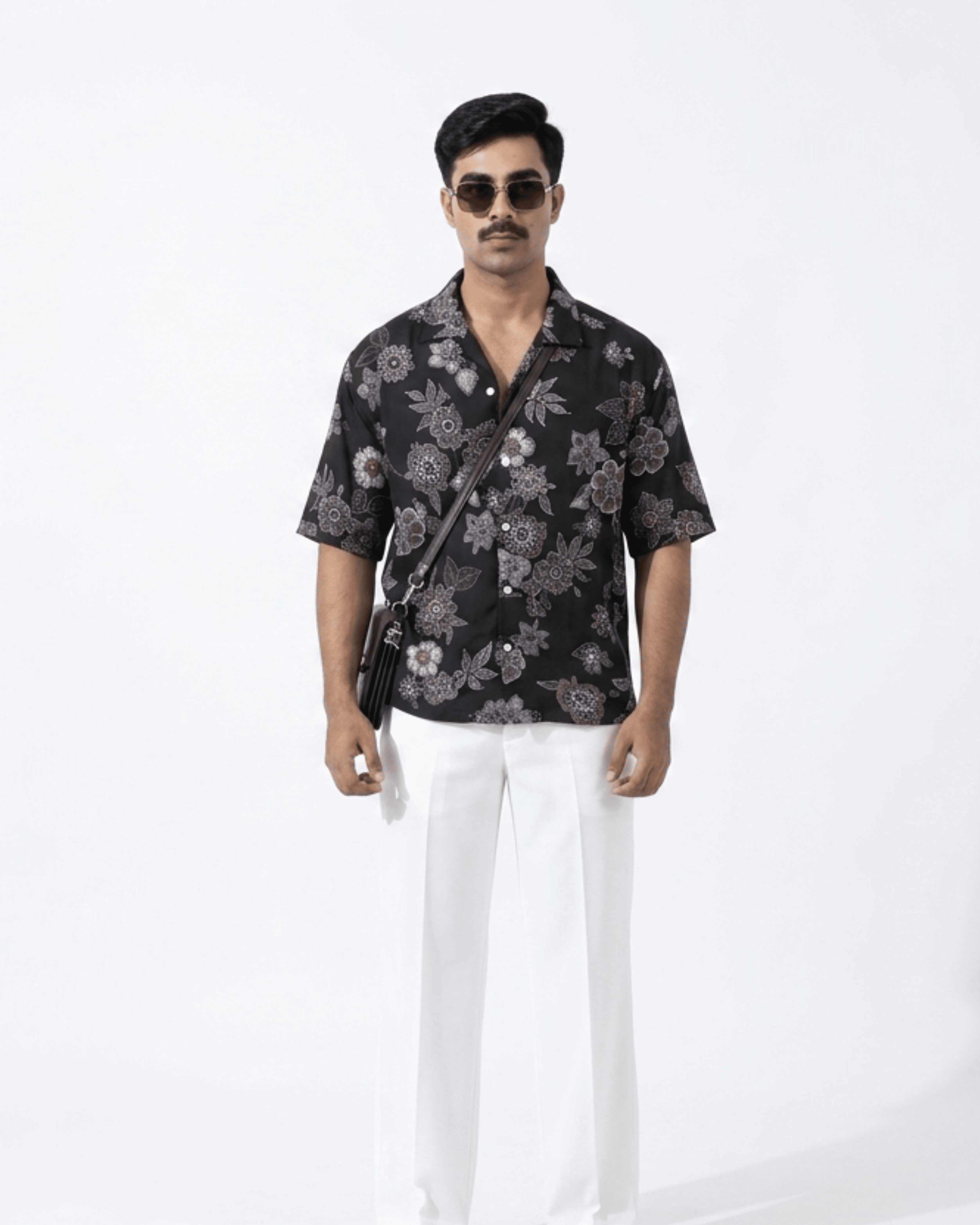 Vintage Mosaic Resort Shirt - Image 4