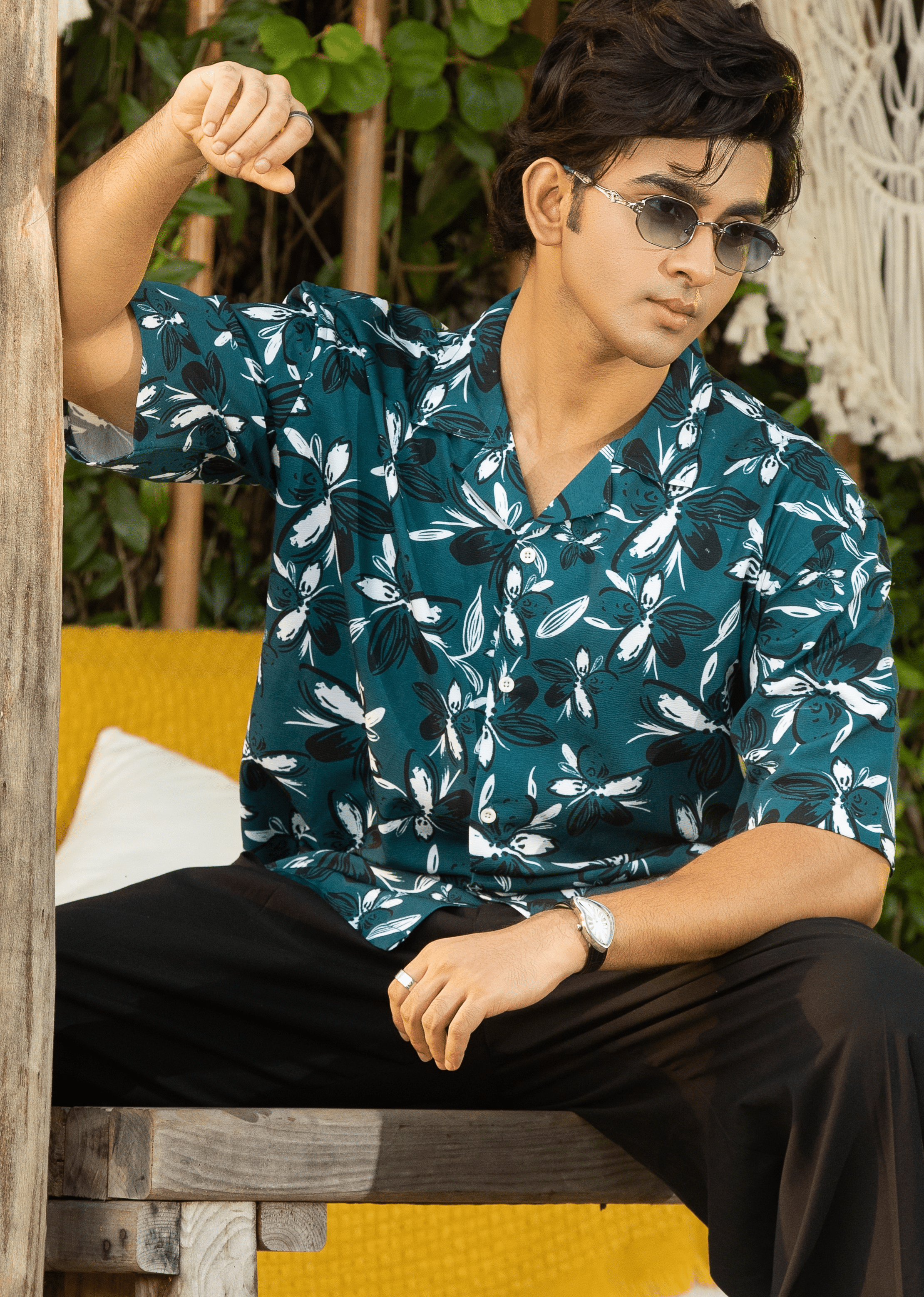 Teal Oasis Resort Shirt - Image 3