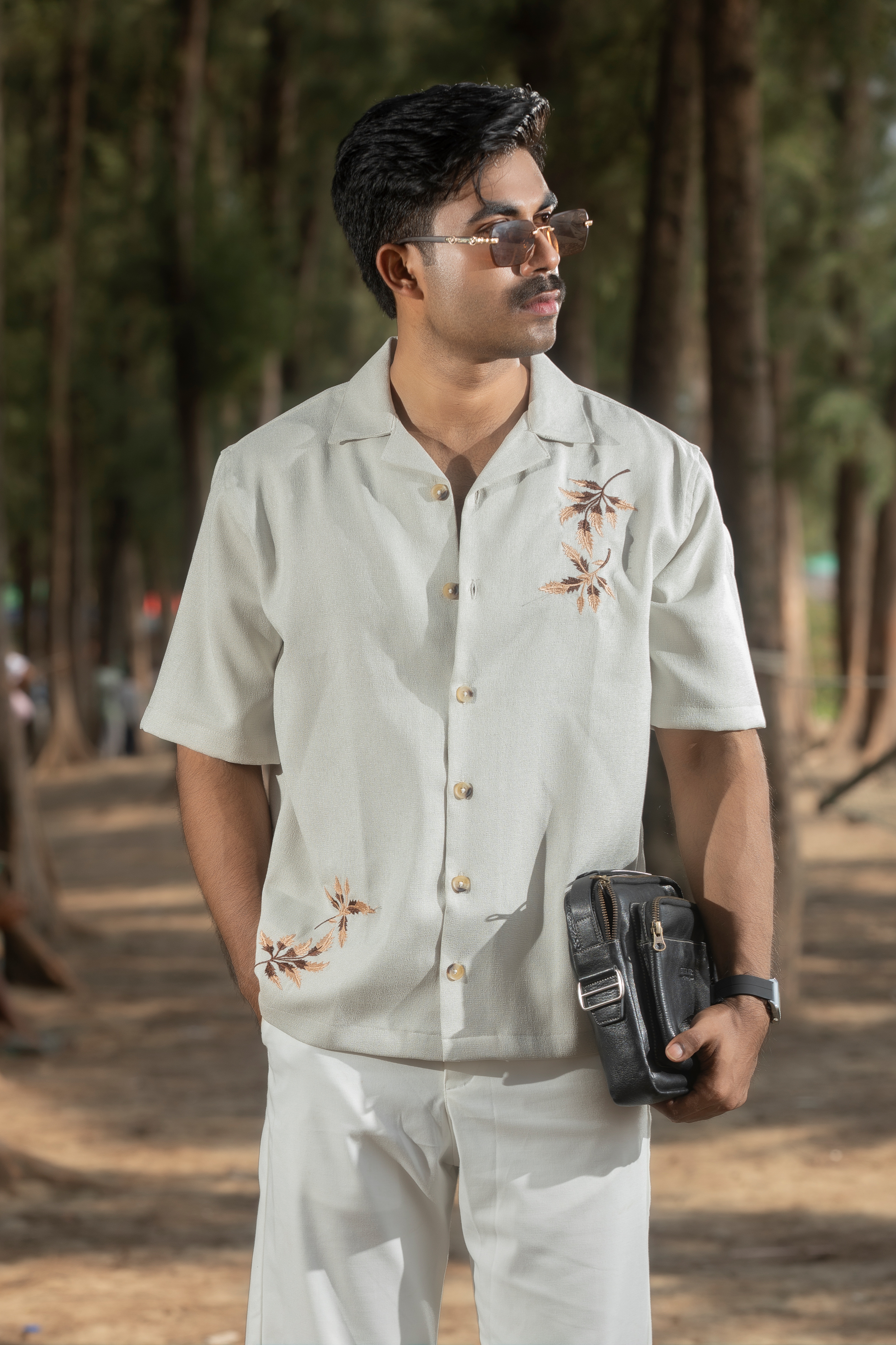 Bahama Neutral Resort Shirt