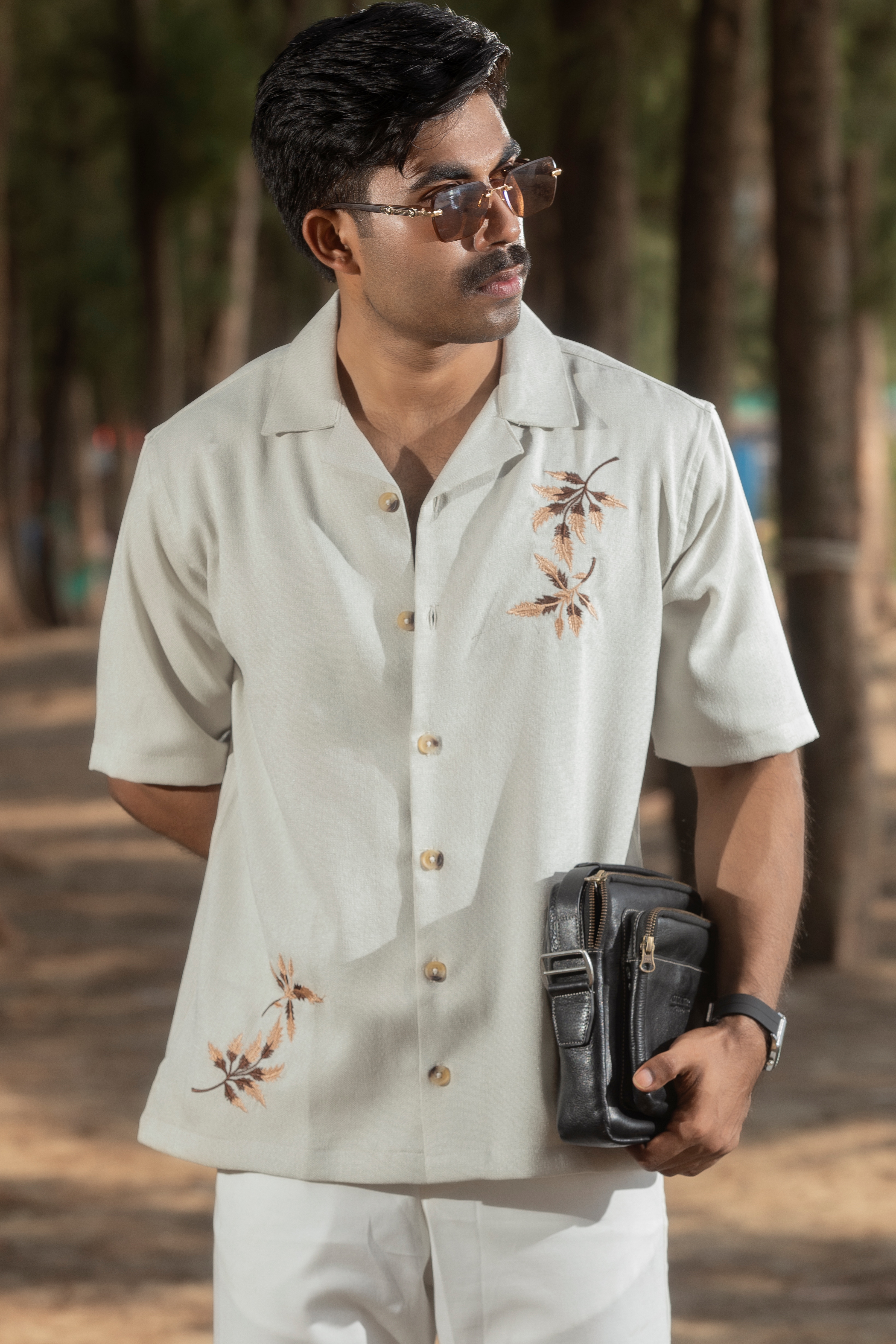 Bahama Neutral Resort Shirt - Image 4
