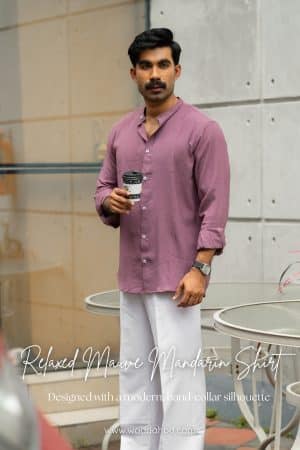 Nude Mandarin Shirt