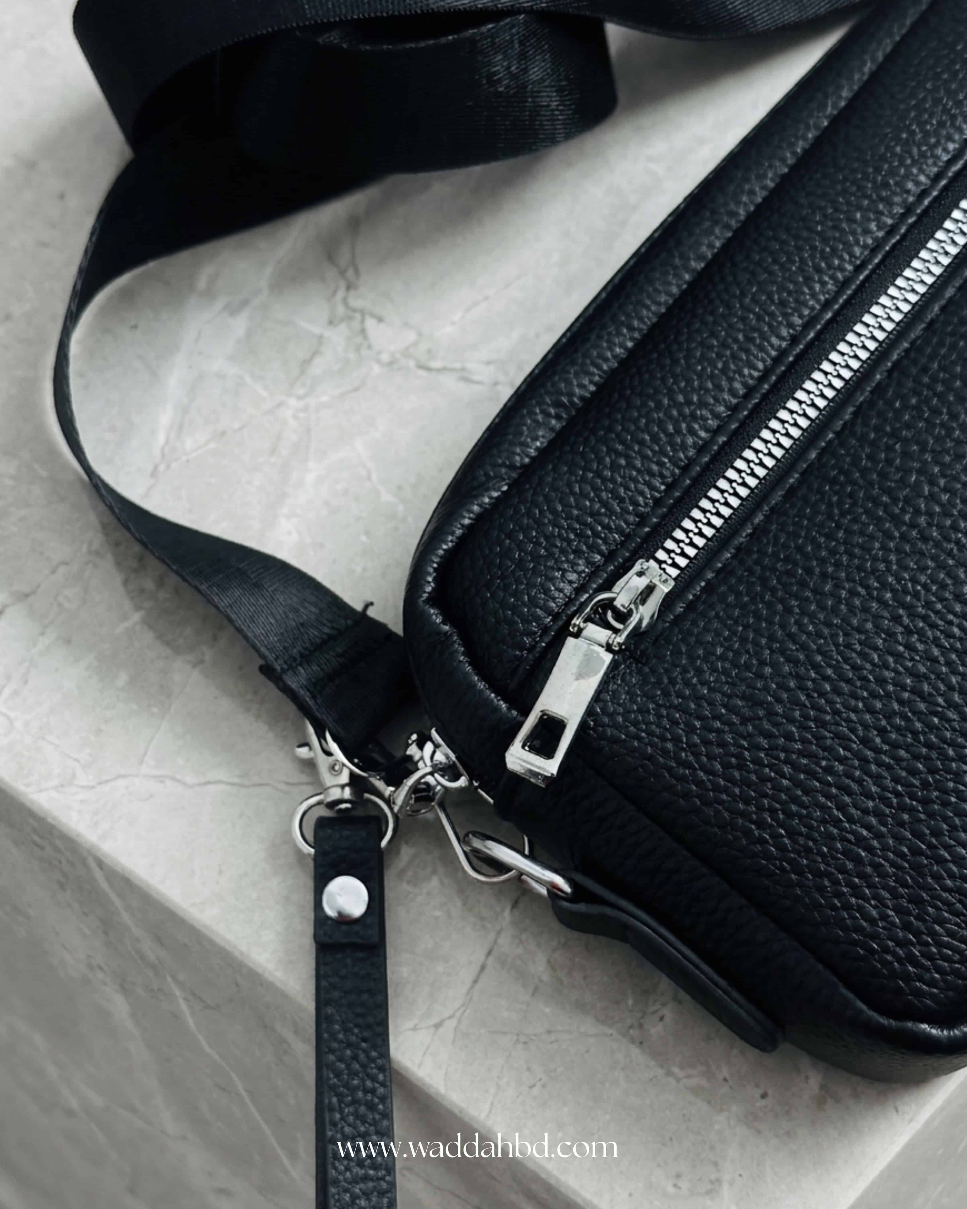 Pebbeled Cross-Body Bag - Image 7