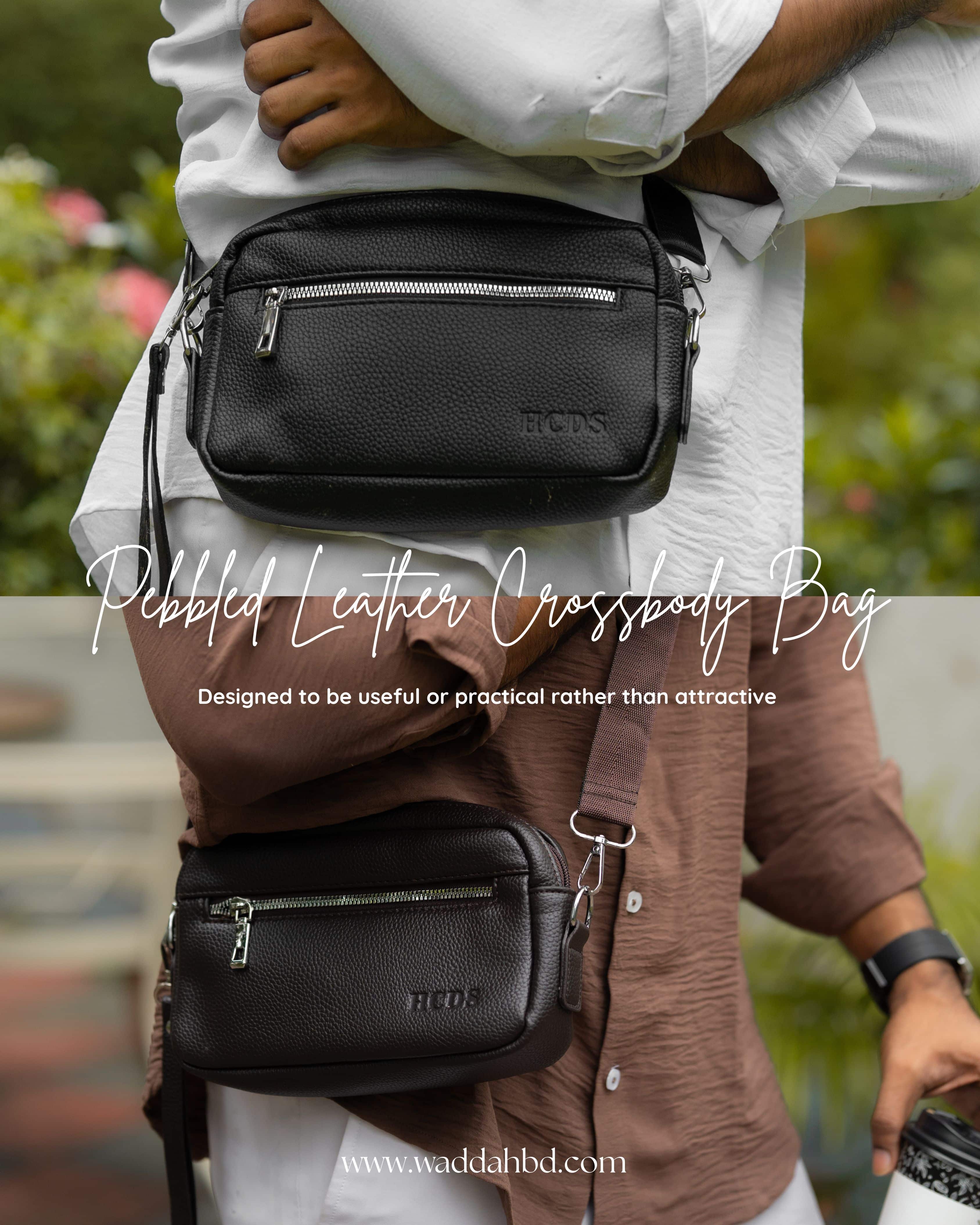 Pebbeled Cross-Body Bag